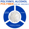 Fibra de PVA 6 mm álcali y resistencia al ácido